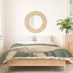 Modern Minimalist Abstract Whales 4 Duvet Cover Gallery Image 3