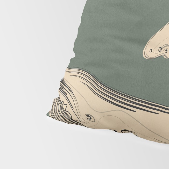 Modern Minimalist Abstract Whales 4 Pillow Sham Gallery Image 4