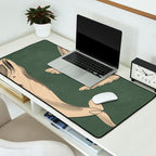 Modern Minimalist Abstract Whales 4 Desk Mat Gallery Image 2