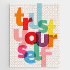 Trust Yourself Typography Jigsaw Puzzle Gallery Image 1