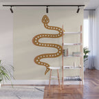 Minimal Snake - Desert Orange II Wall Mural Gallery Image 1