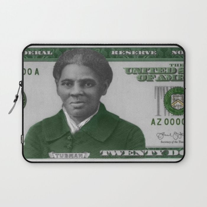 Proposed African American Icon Harriet Tubman Single U.S. Mint 20 Dollar bill Laptop Sleeve Gallery Image 1