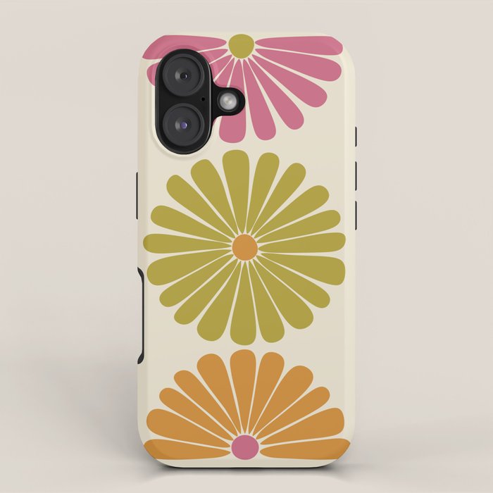 Retro Summer Daisies VIII iPhone Case Gallery Image 1