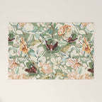 Lush colorful exotic garden B Welcome Mat Gallery Image 1