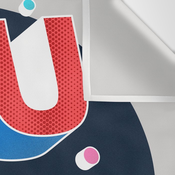 LUCKY Typography Wall Tapestry Gallery Image 3