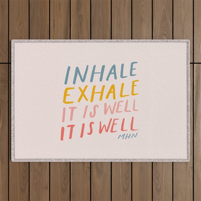 It Is Well Outdoor Rug Gallery Image 1