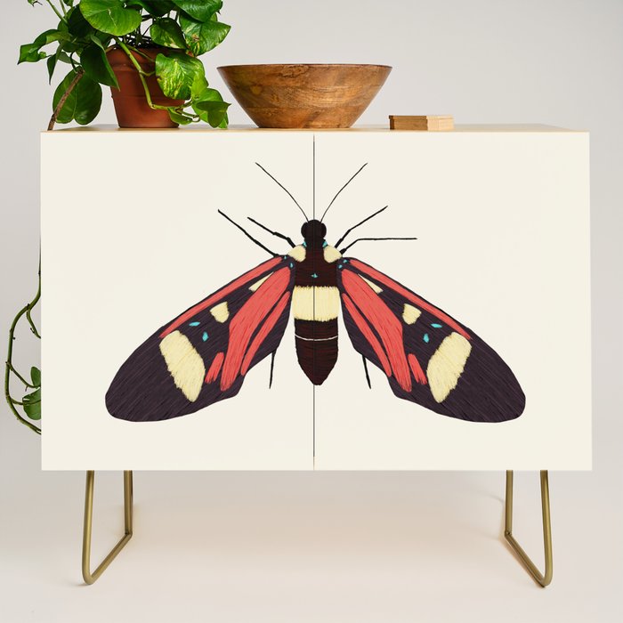  red butterfly Credenza Gallery Image 1