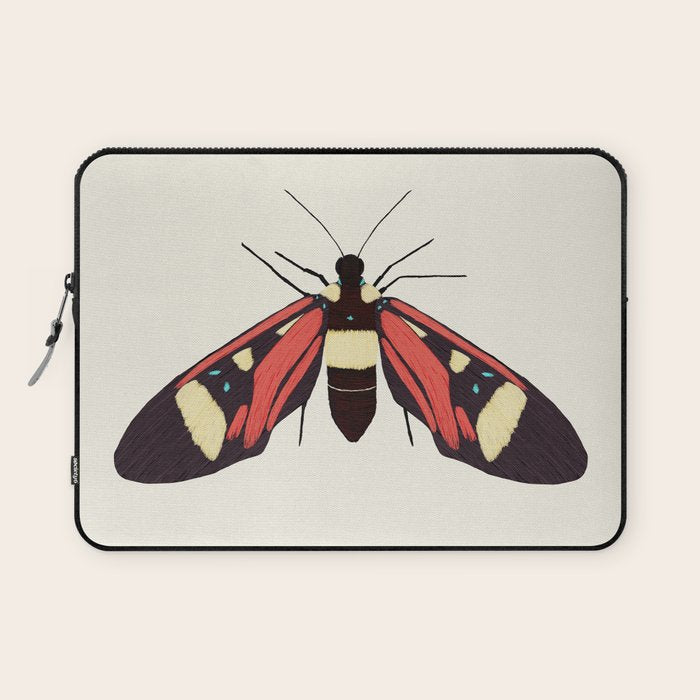  red butterfly Laptop Sleeve Gallery Image 1