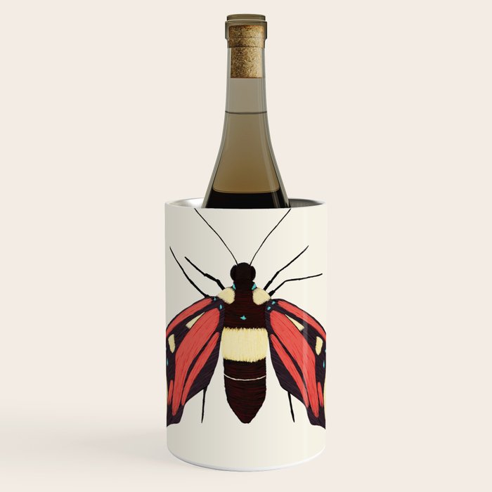  red butterfly Wine Chiller Gallery Image 1