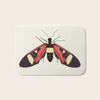  red butterfly Bath Mat Gallery Image 1