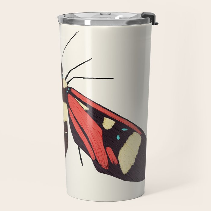  red butterfly Travel Mug Gallery Image 2