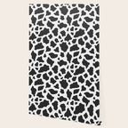 Black and White Cow Print Wallpaper Gallery Image 2