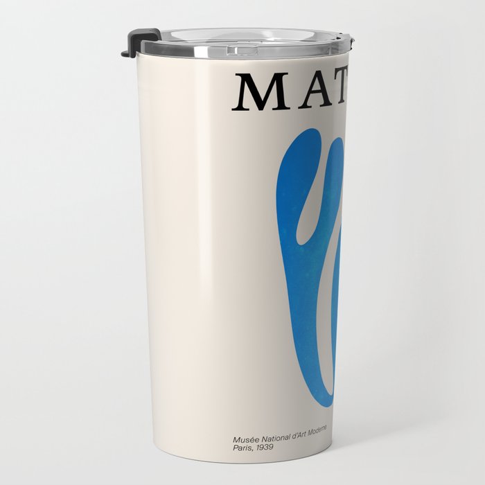 Blue Leaf & Sun: Matisse Paper Cutouts I Travel Mug Gallery Image 3
