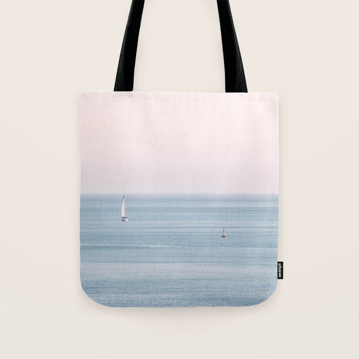 Ocean Pink Sky Tote Bag Gallery Image 1
