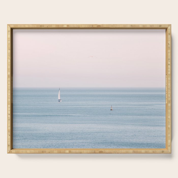 Ocean Pink Sky Serving Tray Gallery Image 1