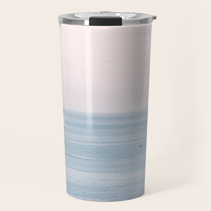Ocean Pink Sky Travel Mug Gallery Image 1