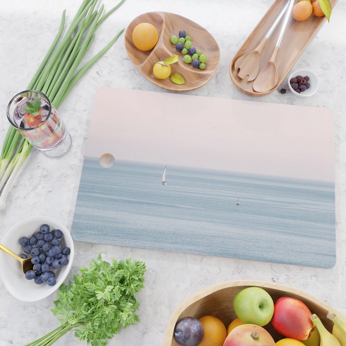 Ocean Pink Sky Cutting Board Gallery Image 2