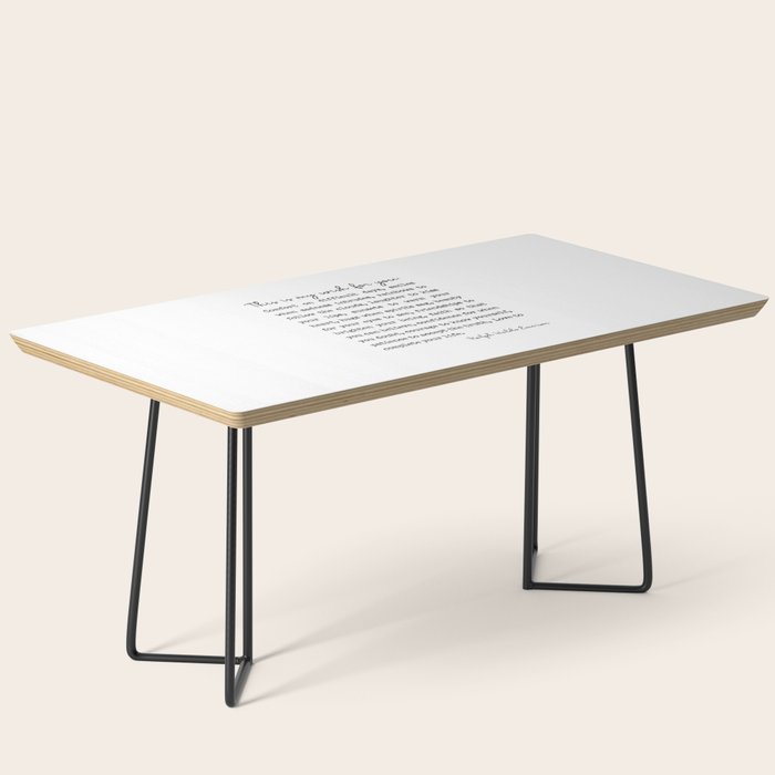 Ralph Waldo Emerson Quote, My Wish For You Coffee Table Gallery Image 1