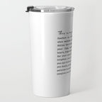 Ralph Waldo Emerson Quote, My Wish For You Travel Mug Gallery Image 3