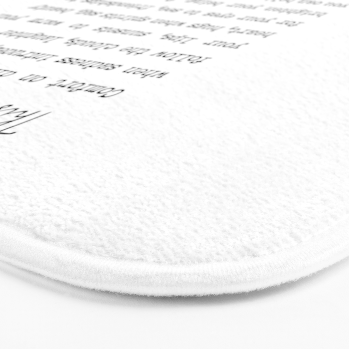 Ralph Waldo Emerson Quote, My Wish For You Bath Mat Gallery Image 3