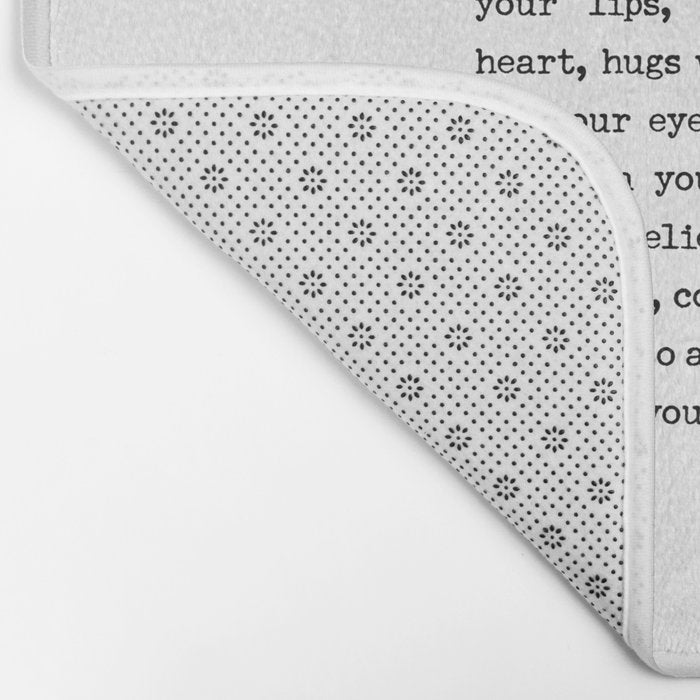 Ralph Waldo Emerson Quote, My Wish For You Bath Mat Gallery Image 2