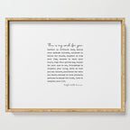 Ralph Waldo Emerson Quote, My Wish For You Serving Tray Gallery Image 1