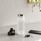 Ralph Waldo Emerson Quote, My Wish For You Water Bottle Gallery Image 4