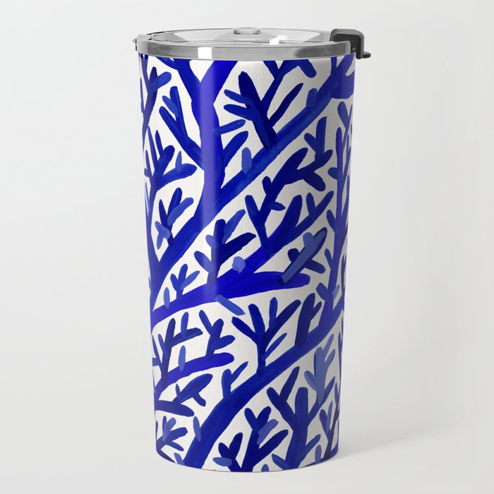 Fan Coral - Navy Travel Mug Gallery Image 2