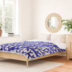 Fan Coral - Navy Duvet Cover Gallery Image 2