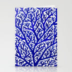 Fan Coral - Navy Stationery Card Gallery Image 2
