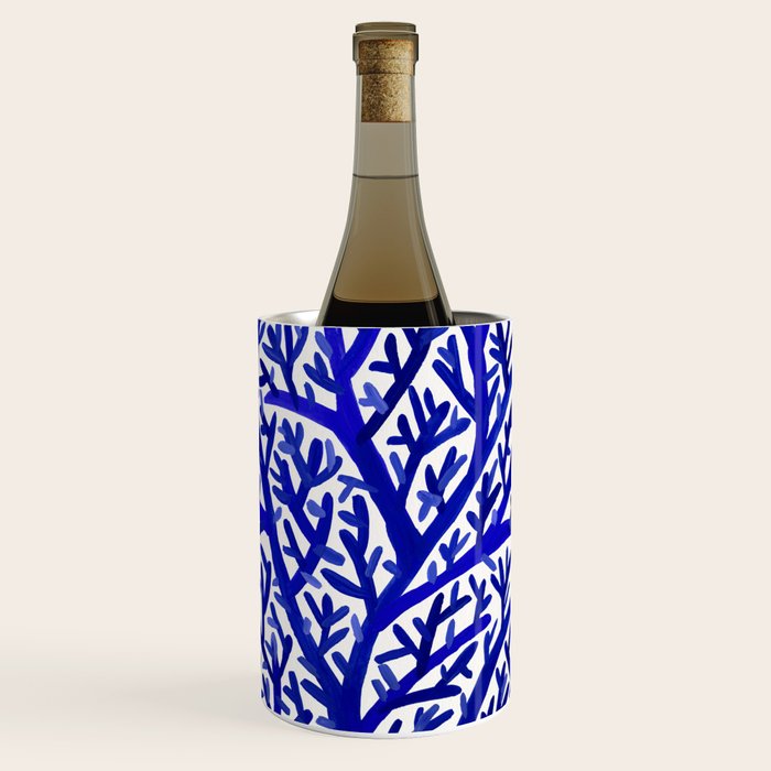 Fan Coral - Navy Wine Chiller Gallery Image 1