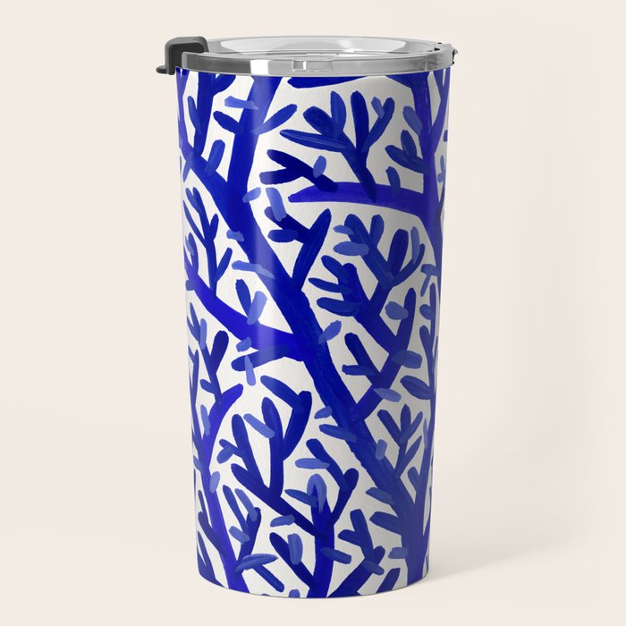 Fan Coral - Navy Travel Mug Gallery Image 3