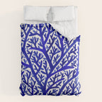 Fan Coral - Navy Duvet Cover Gallery Image 6