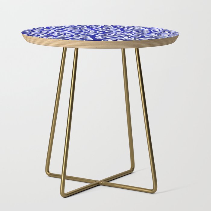 Fan Coral - Navy Side Table Gallery Image 1