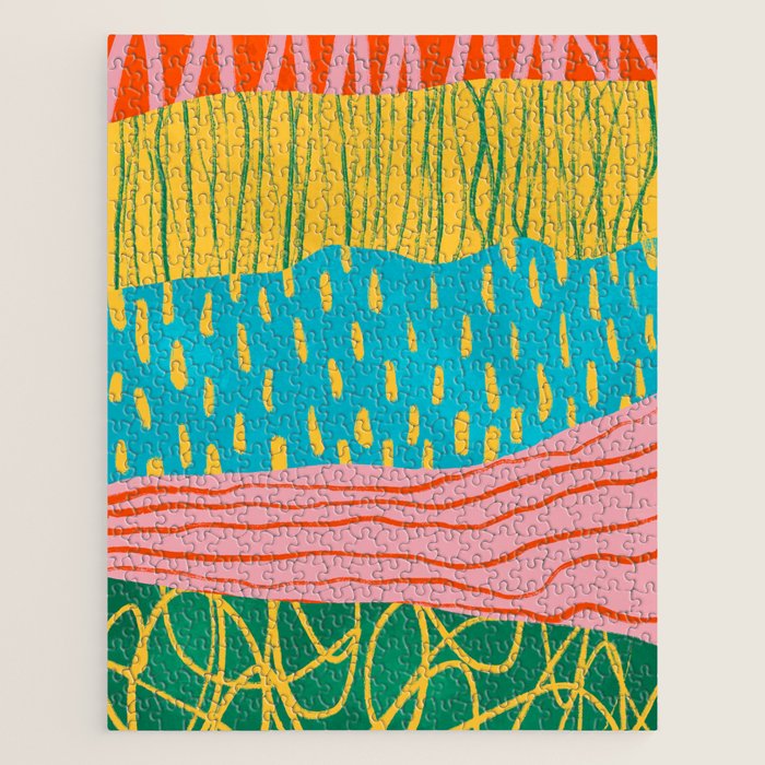 Pop Pattern Collage | PATTERN 10: The Retro Edition Jigsaw Puzzle Gallery Image 1