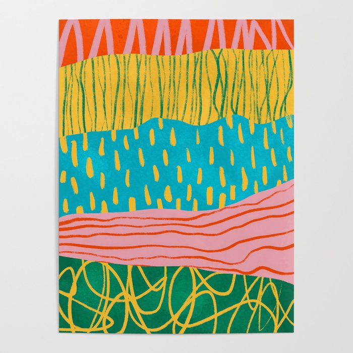 Pop Pattern Collage | PATTERN 10: The Retro Edition Poster Gallery Image 1