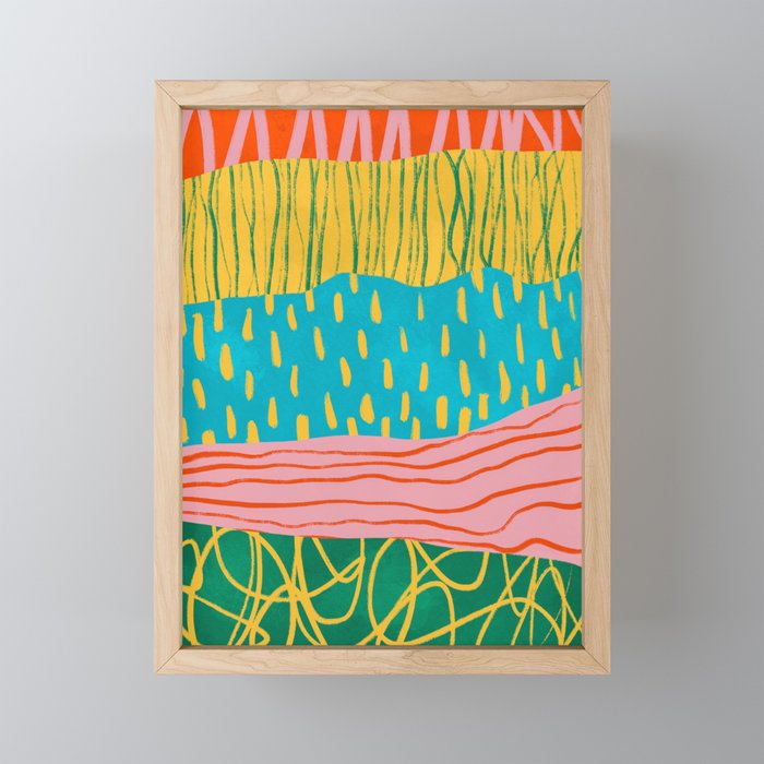 Pop Pattern Collage | PATTERN 10: The Retro Edition Mini Art Print Gallery Image 1