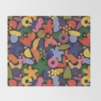 Bright Abstract Pattern #2 Throw Blanket Gallery Image 2