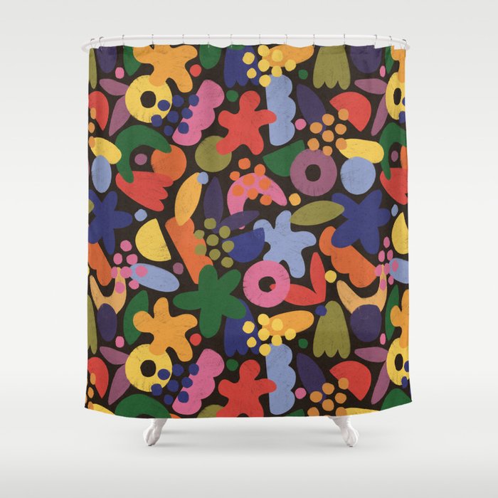 Bright Abstract Pattern #2 Shower Curtain Gallery Image 1