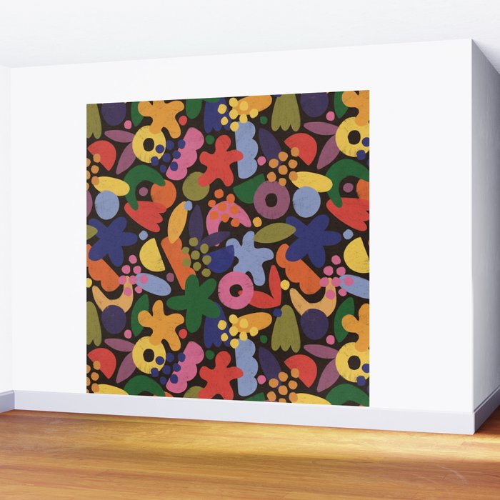 Bright Abstract Pattern #2 Wall Mural Gallery Image 2