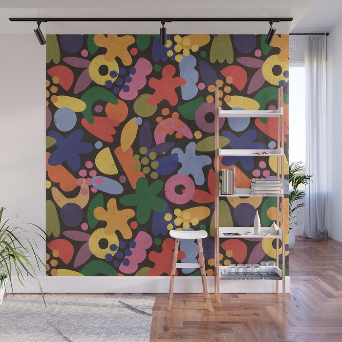 Bright Abstract Pattern #2 Wall Mural Gallery Image 1
