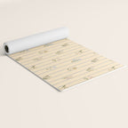 Cozy Cottage Flowers With Stripes Yoga Mat Gallery Image 2