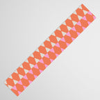 Abstract Triangles Pattern in Pink and Orange Table Runner Gallery Image 3