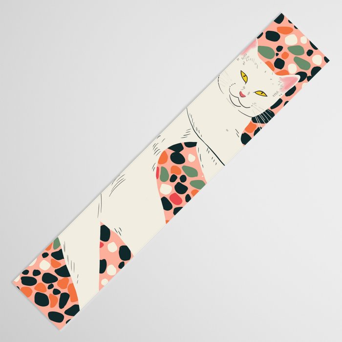 Cat Stretching Table Runner Gallery Image 3