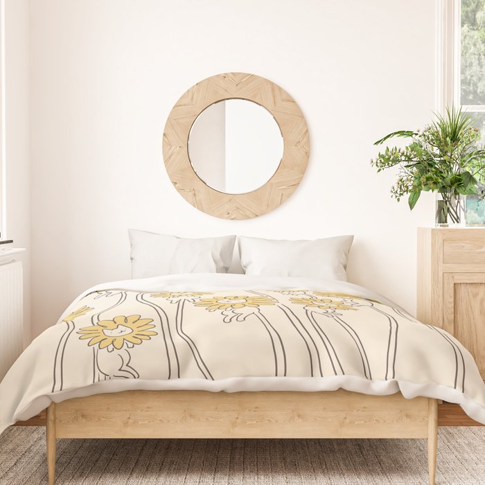 Cat and Plant 45 Duvet Cover Gallery Image 3