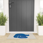 Blue cat Welcome Mat Gallery Image 3