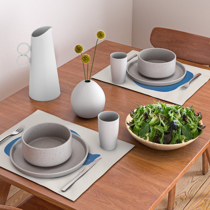 Blue cat Placemat Gallery Image 2
