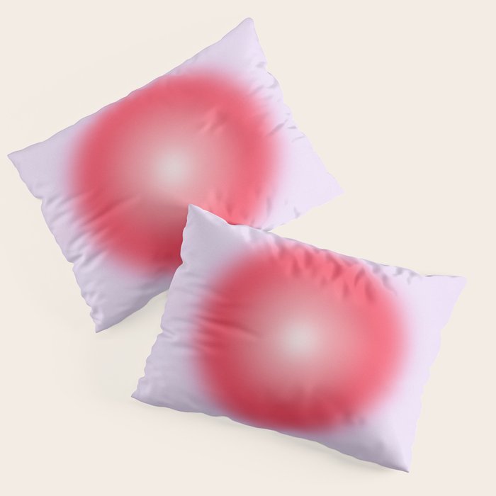 Heart: Aura Gradient 04 Pillow Sham Gallery Image 3