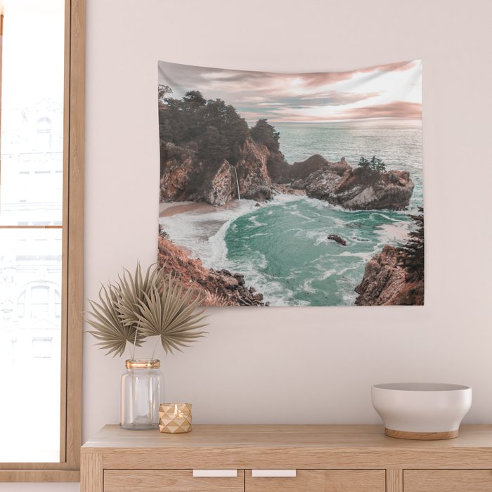 Big Sur California Wall Tapestry Gallery Image 2