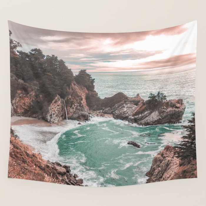 Big Sur California Wall Tapestry Gallery Image 4